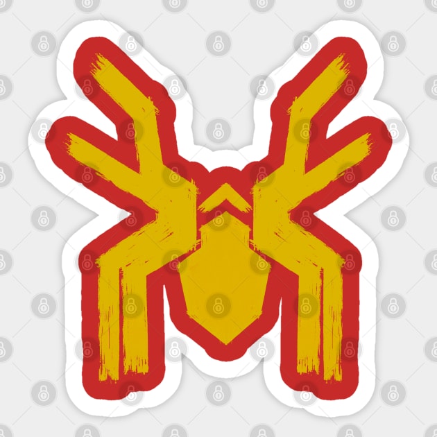 Spider Sticker by SibaritShirt